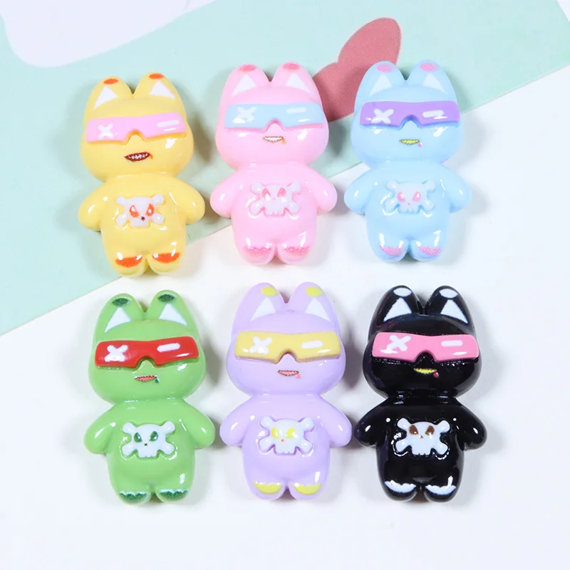 

100pcs Kawaii Cartoon Pig Series Flatback Resin Cabochon DIY Scrapbooking for Mini Headwear Accessories