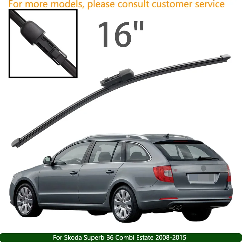 

For Skoda Superb B6 Combi Estate 2008-2015 Car Accessories 16" Rear Windshield Windscreen Washer Wiper Blade