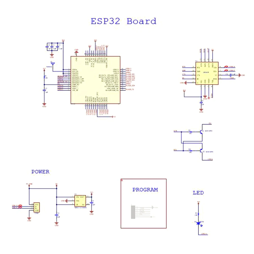 ESP32 Development Board Compatible With USB Bluetooth Gateway Onboard ESP32-PICO-D4 With Shell