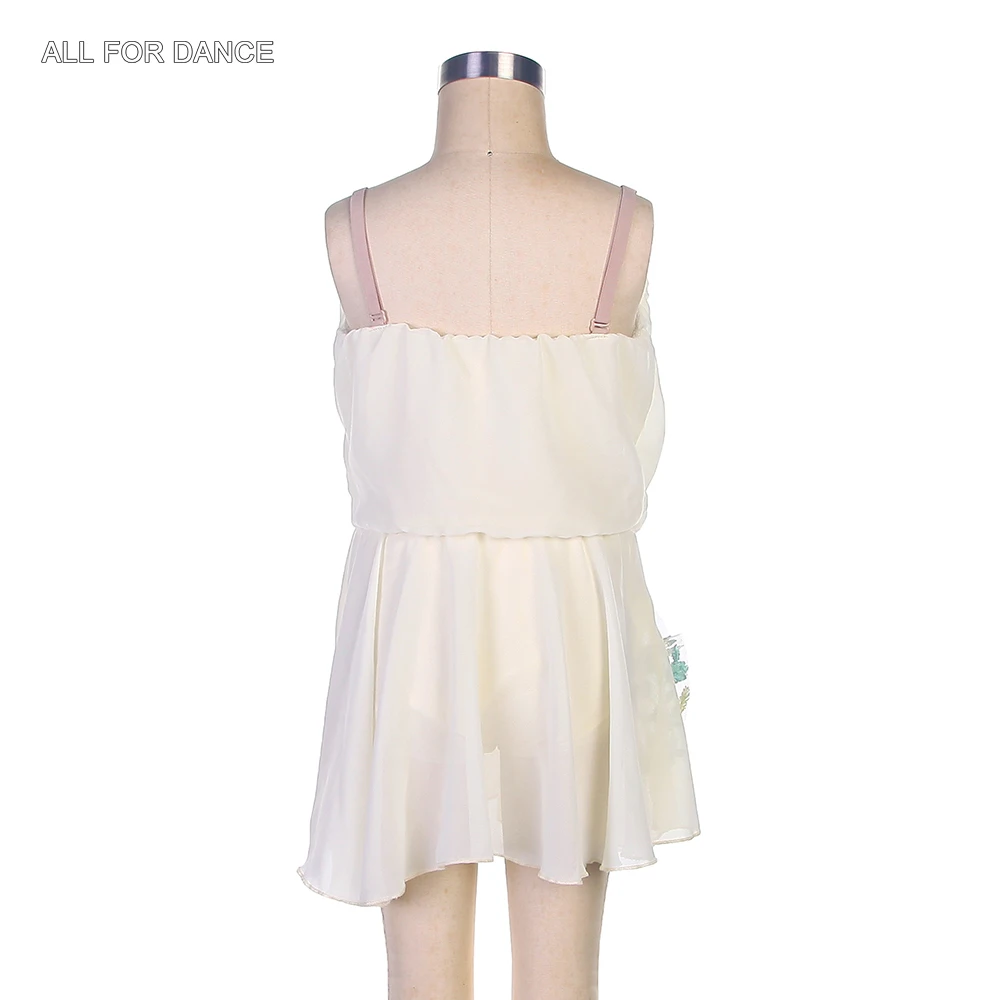 19870 Ivory Spandex Bodice Dance Costumes Ballet Costume Girls Stage Performance Dance Costume Ballet Tutu Cupid Dance Costumes