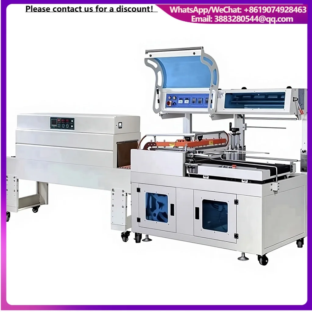 Automatic Book Magazine Shrink Wrapping Machine Envelope Shrink Packing Machine L Bar Shrink Wrapping Machine