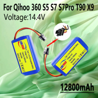 14.4V/14.8v 6800mAh Battery For Qihoo 360 S5 S7 S7Pro T90 X9 Robotic Vacuum Cleaner