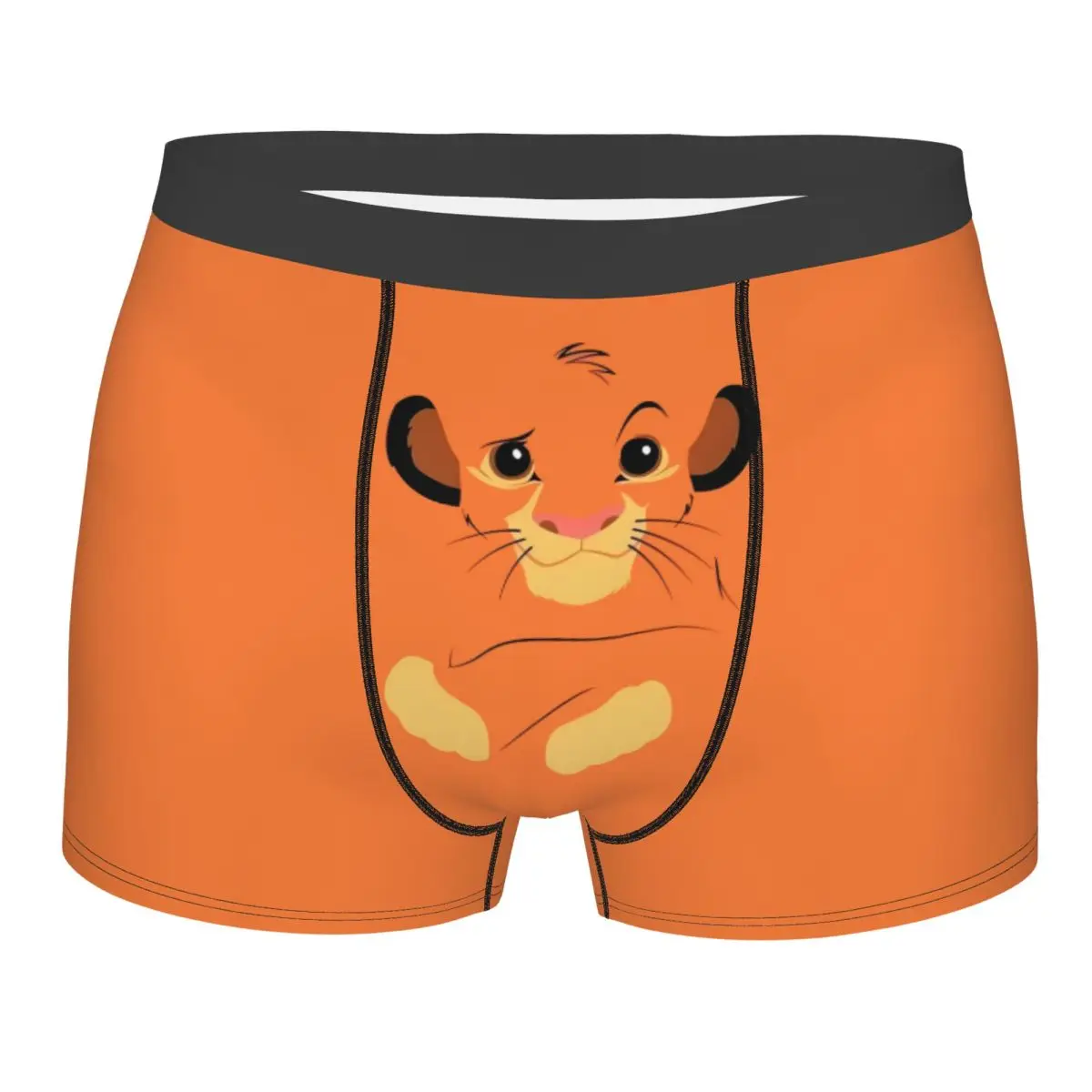 

Custom Fashion The Lion King Boxers Shorts Panties Men's Underpants Breathable Anime Briefs Underwear