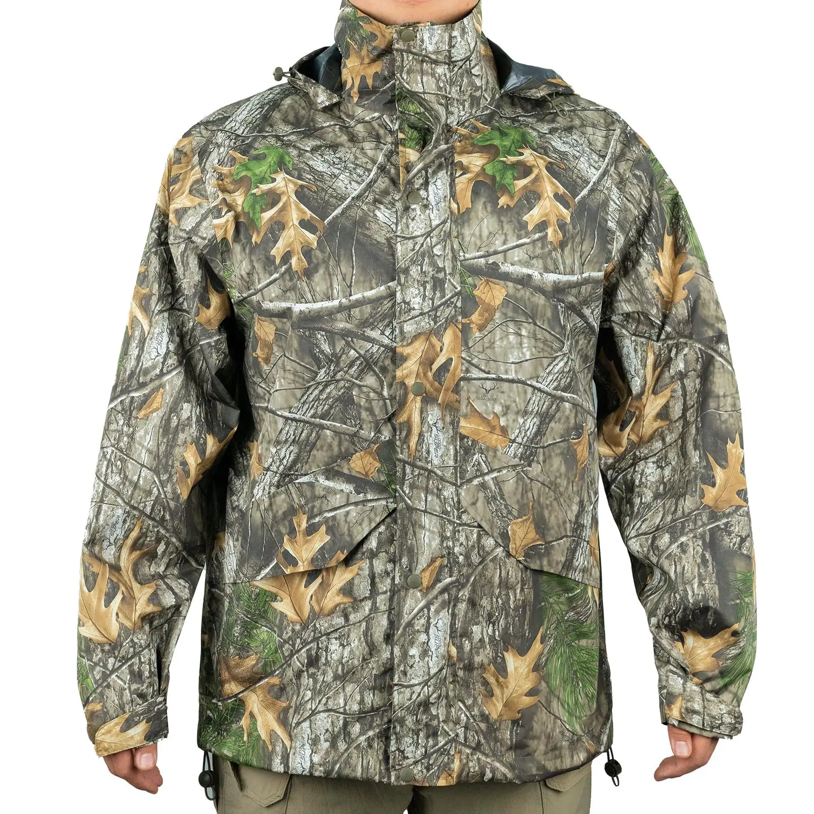 Camouflage Hunting Jacket - Erkek Avcılık Kamuflaj Taktik Yağmurluk Ceket