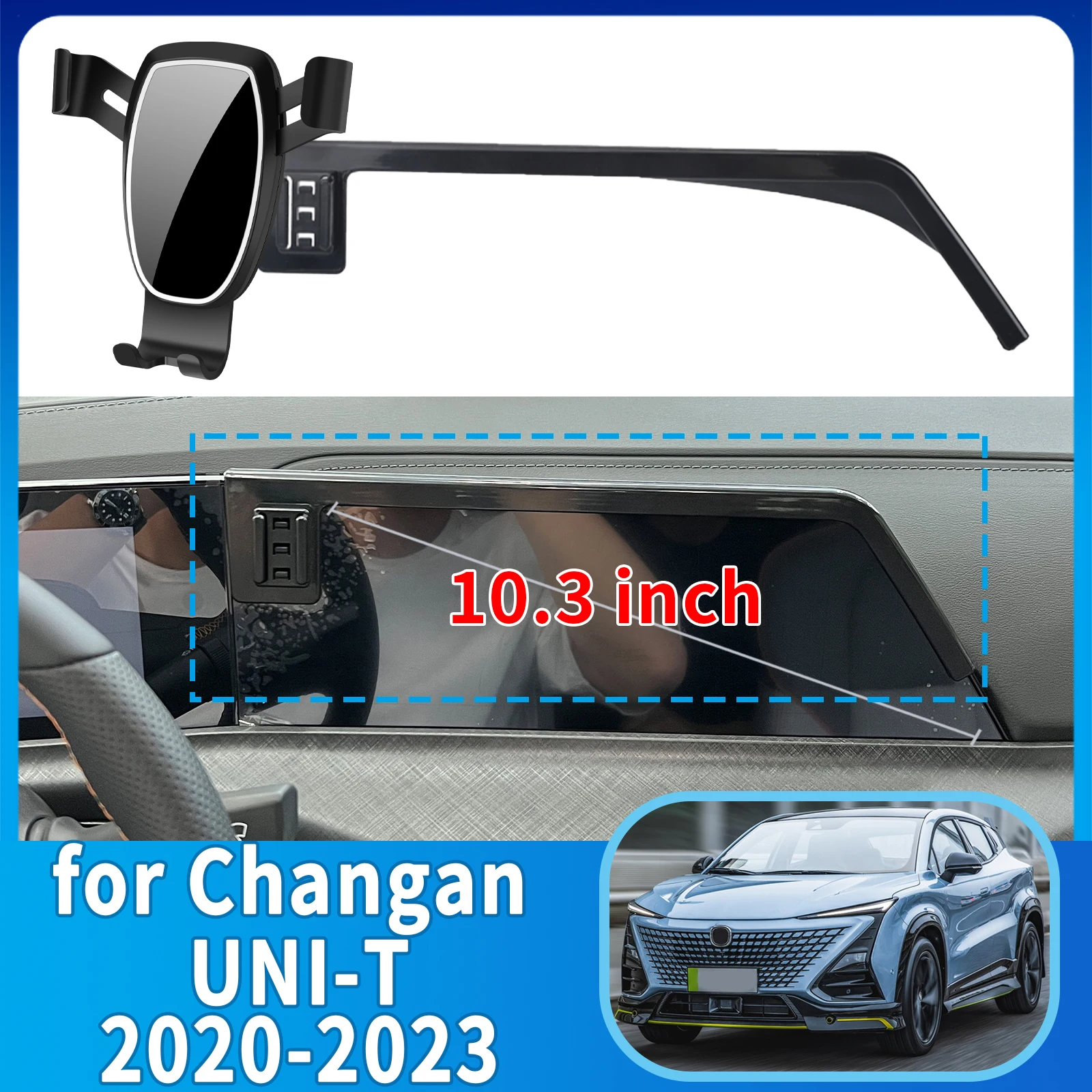 

fit for Changan UNI-T UNIT 2020 2021 2022 2023 Anti-Shake Screen Base Phone Holder Mount Stand ​​ Dedicated Car​​ accessoires