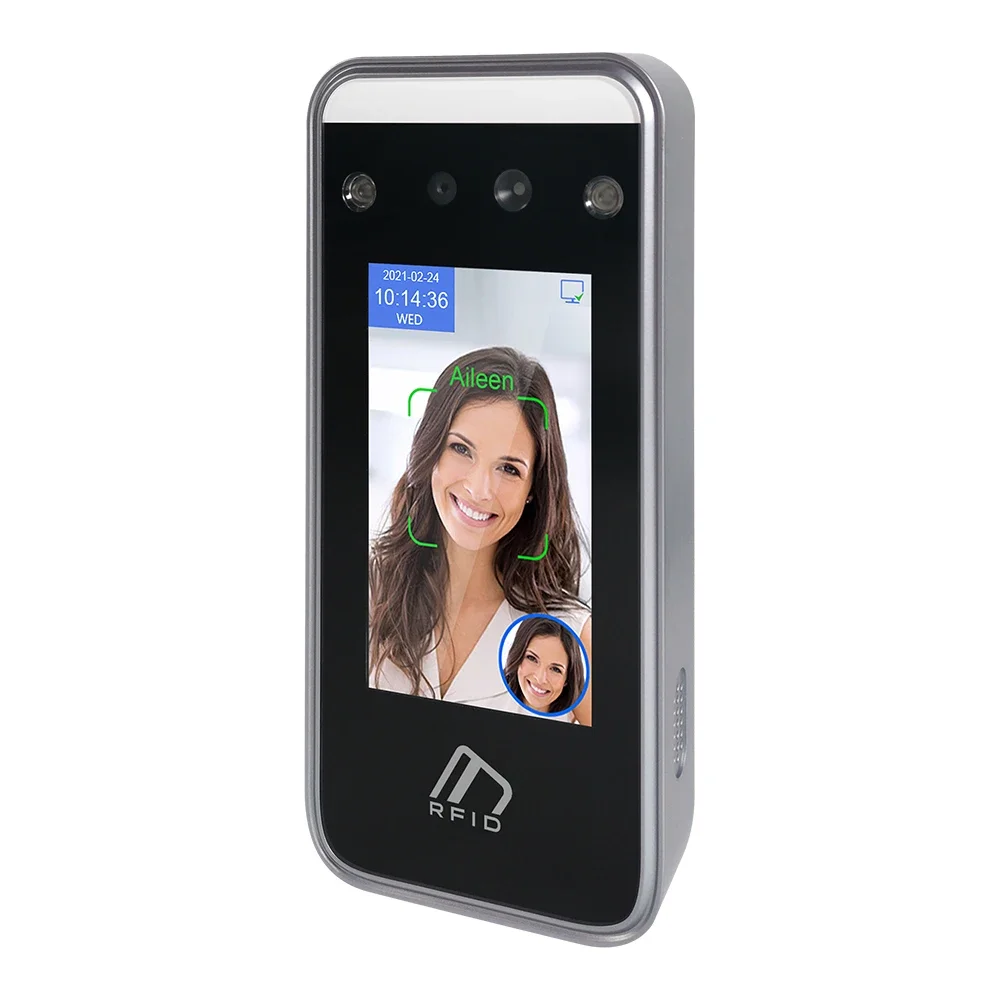 AI Face Recognition Time Attendance Machine Gate Access Control System with RS485 Optional Face Recognition Terminal