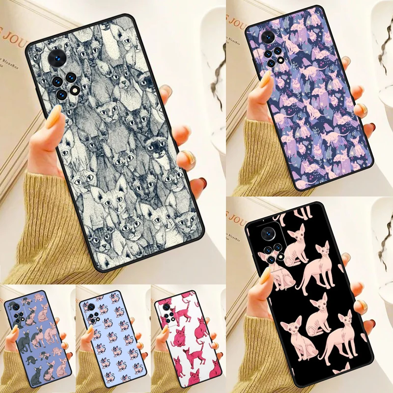 

I Am That Crazy Sphynx Cat Case For Samsung Galaxy S24 Plus S23 S20 S21FE Lite S22 Ultra Note 20 S8 S9 S10 Phone Coque