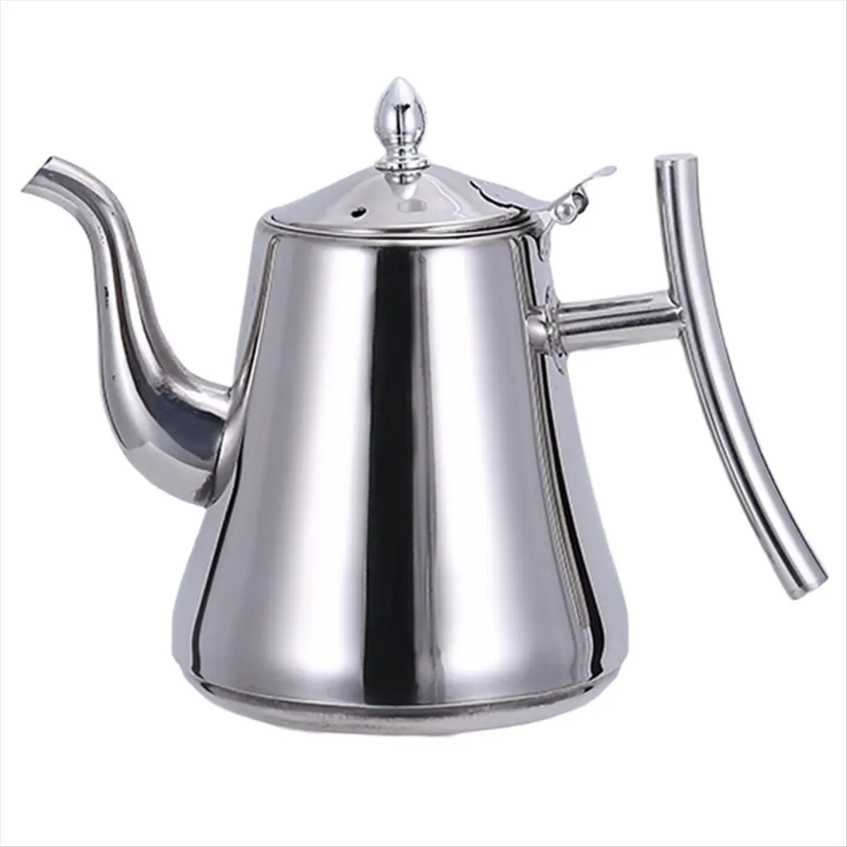 A20I Tea Pot with Filter Thicker Stainless Steel Water Kettle Hotel Coffee Pot Restaurant Induction Cooker Tea Kettle A 1.5L