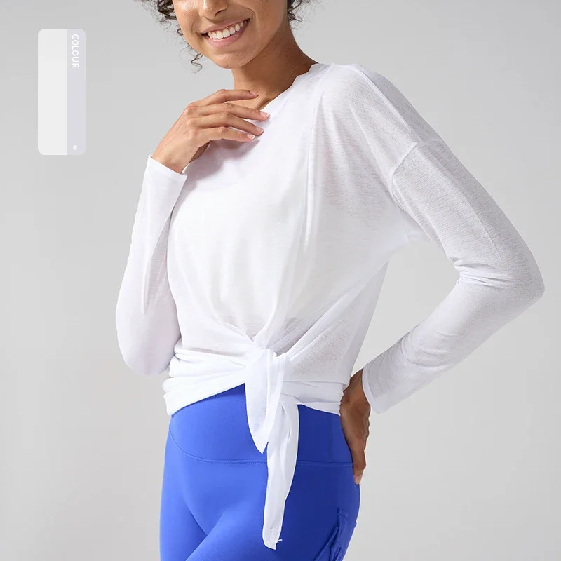 

New Yoga T-shirt Women's Fitness Sports T-shirt Summer Loose Short Sleeve Quick Drying Gym Running Top Female Leisure Clothing