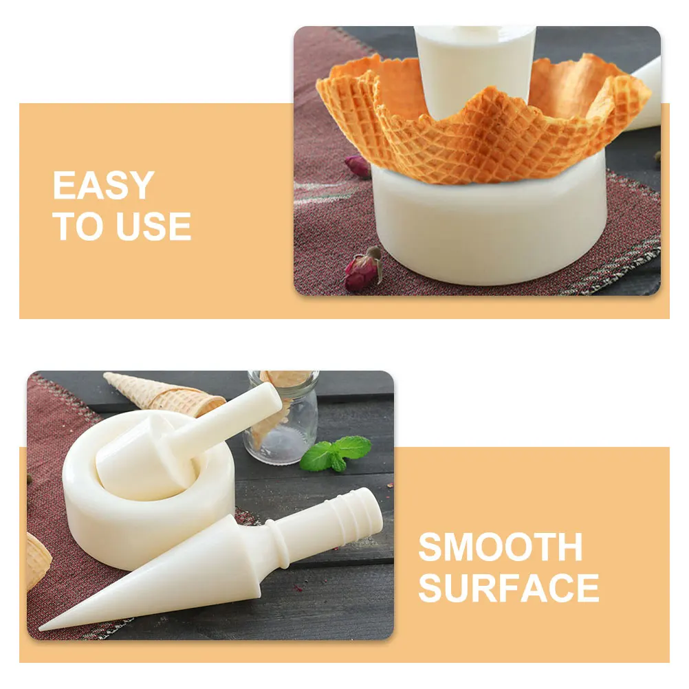 

Ice Cream Cone Mold Ice-cream Maker Cartoon Three Piece Suit Small Cones Maker Dessert Mini Ice-cream Pvc Cones Pastry Molds
