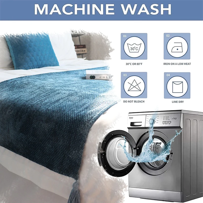 Chenille Bed Flag Towel Woven Cover Solid Color Soft Bedspread Scarf for Hotels Homestay Bedroom Wedding Decor 180/210/240/260cm 5