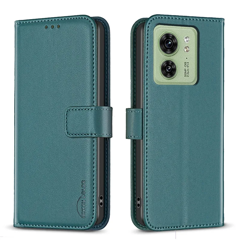 Wallet Magnetic Flip With Card Slot Leather Case For Motorola Edge 40 Neo MOTO Edge40 Neo E13 Skin Friendly Phone Cover Cases