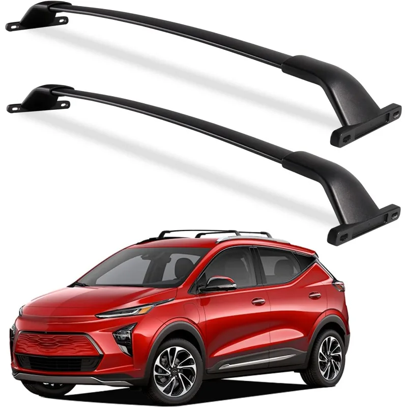 Roof Rack Cross Bars 220lb Fit for Chevy Bolt EUV 2022 2023 2024 Bolt-EUV, Heavy Duty Aluminum Crossbar