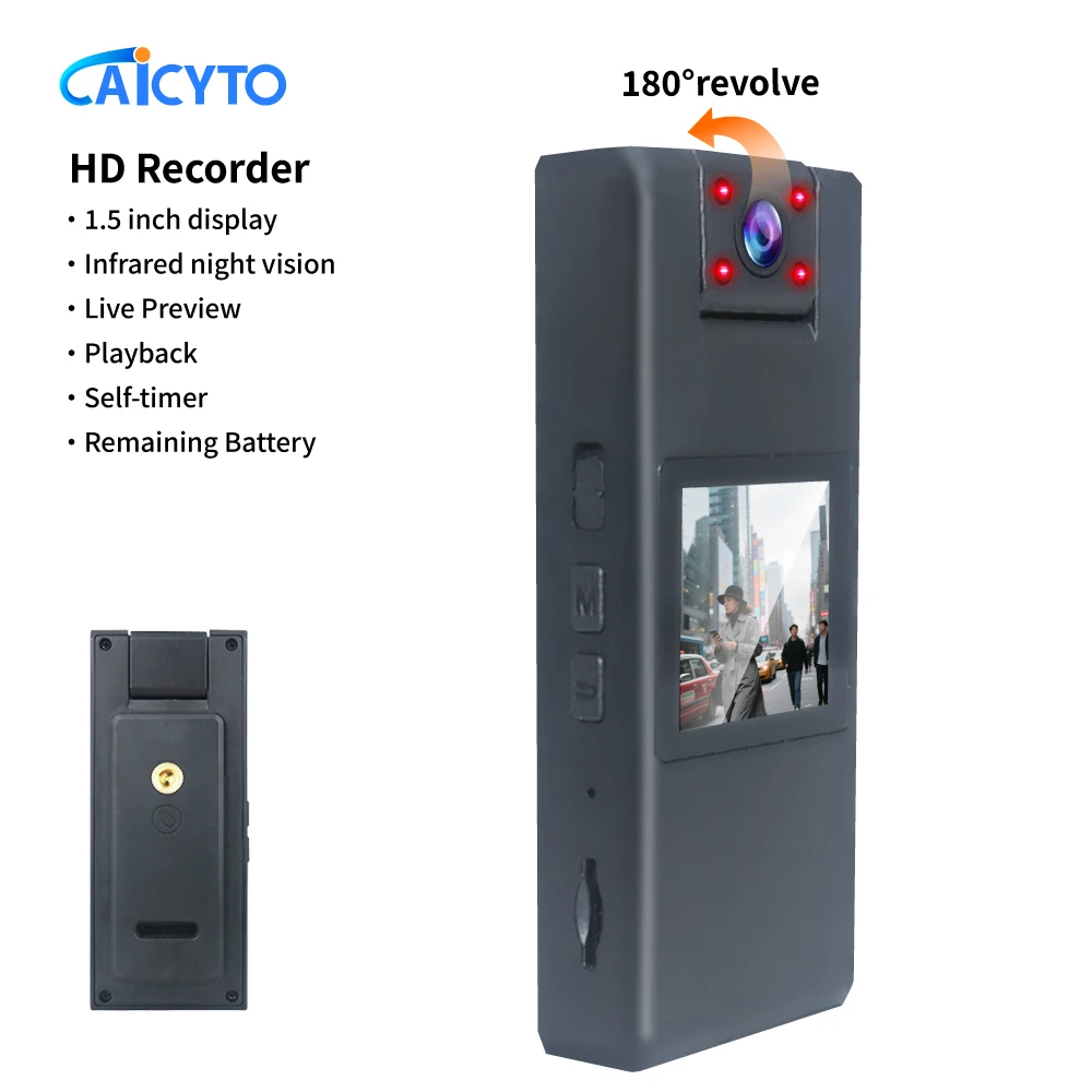 

HD-камера, записывающее устройство для правоохранительных органов, портативное аудио-видео рекордер для езды на мотоцикле, спортивная камера