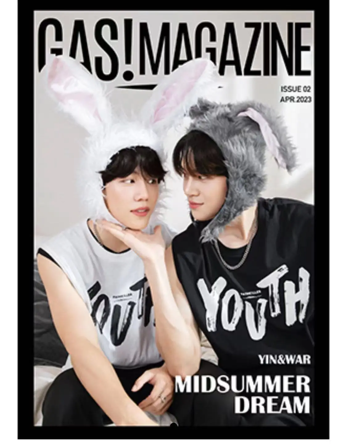 

Thailand Stars Yinwar This is Love Story En of Love Love Mechanics Vee Mark Gas! Midsummer Dream Magazine Poster Card Fans Gift