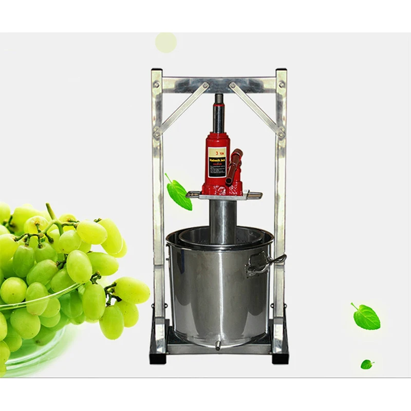 Stainless Steel Household Manual Hydraulic Fruit Squeezer Small Honey Grape Blueberry Mulberry Presser juicer 1pc