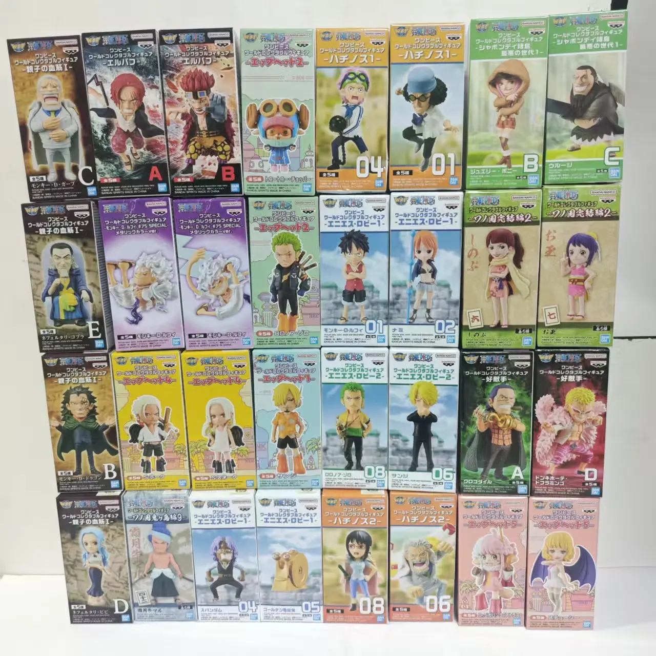 Figura de Acción Original del Anime One Piece: Luffy, Nami, Zoro, Sanji, Chopper, S-Eagle, S-Snake, Stussy, Shanks, Kid, Doflamingo, Crocodile