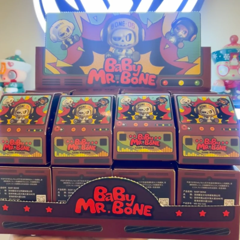 

Оригинальная серия Baby Mr.Bone Babybone, слепая коробка, экшн-фигурка, мини-коллекция Mr.Bone, настольное украшение, Рождественский подарок