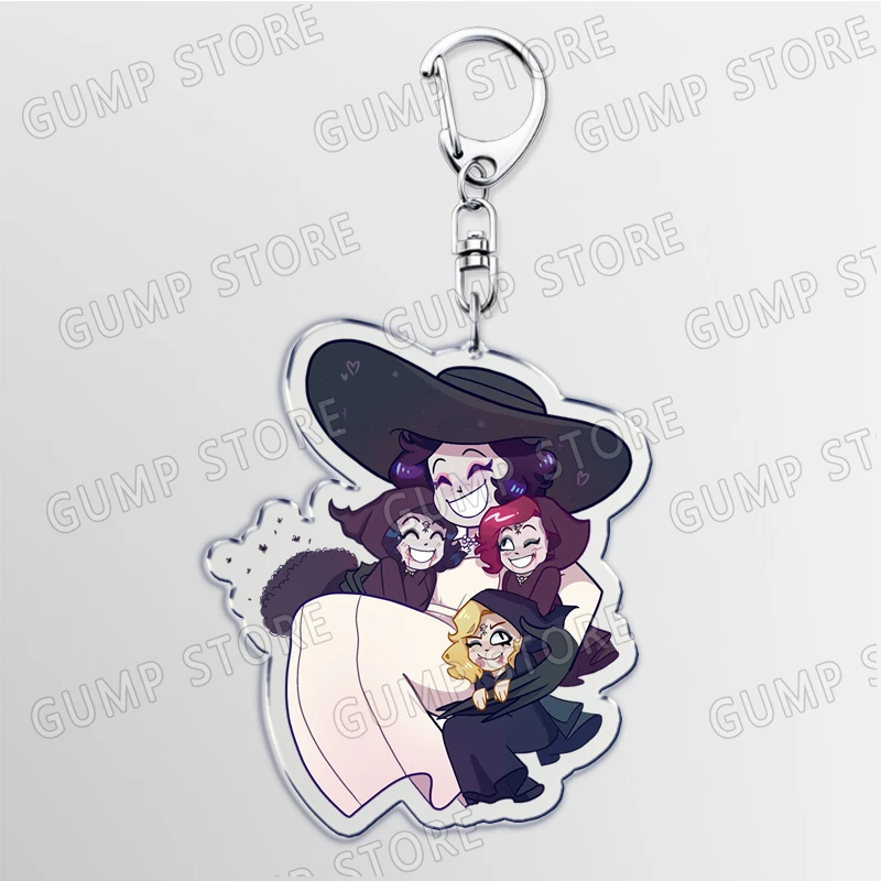 لعبة ساخنة سيدة هاوس Dimitrescu سلاسل المفاتيح للنساء اكسسوارات مصاص دماء كيرينغ المشجعين الأصدقاء الهدايا #4