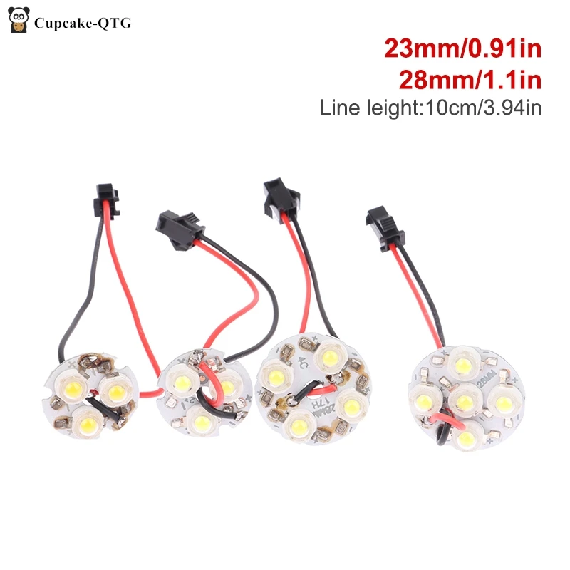 1 sztuka wysokiej jasności 3W 4W 5W koralik świetlny tablica świetlna okrągłe światło koraliki AC 220V 23/28mm żarówka reflektor Chip LED