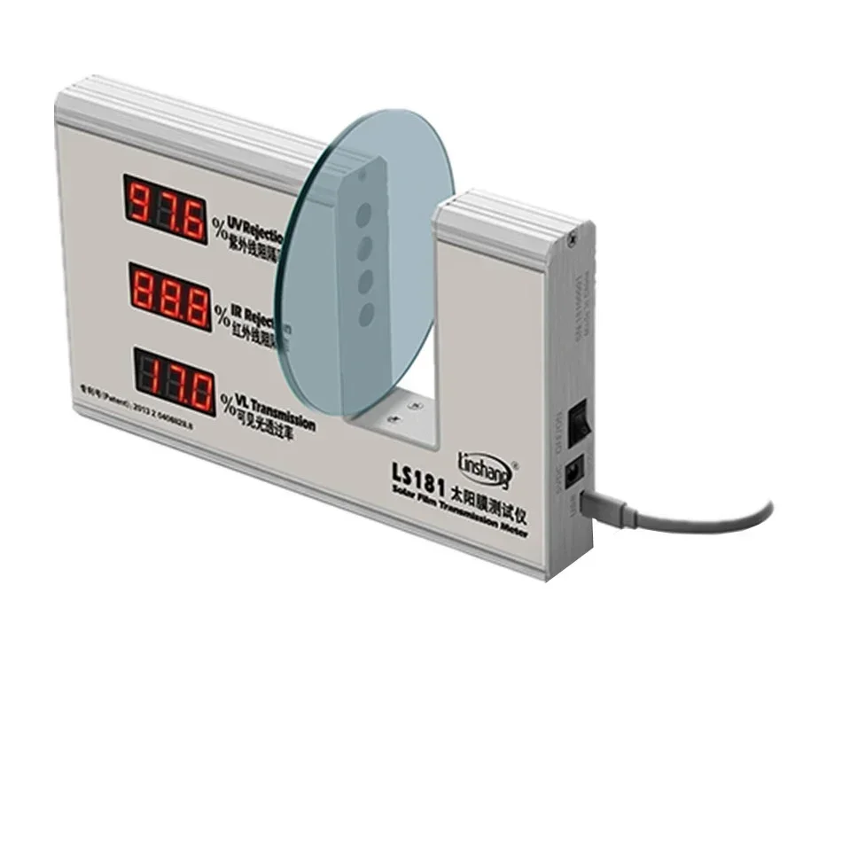 LS181 Desktop Type Solar Film Tester Insulation Automobile Explosion-proof Three Display Detection Instrument