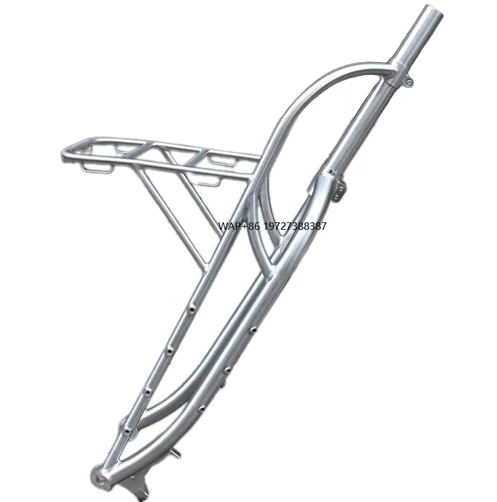 

Titanium Truss Rack Ti Truss Bicycle Bike Thru Axle Ti Truss Fork with Front Rack Design