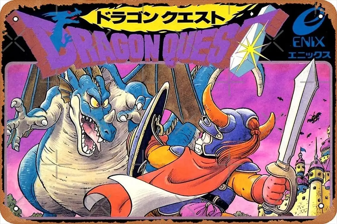 Металлические вывески 8 х 12 — Dragon Quest подходят для украшения стен бара, кафе, гаража, Man CAVE
