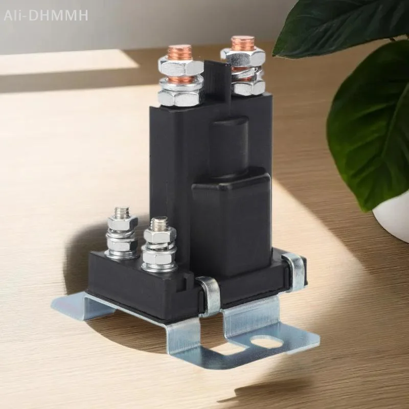 ZLinKJ Heavy Duty Car Starter Relay 1Pcs DC 12V SPST Auto Start Contactor 500A DIY Vehicle Accessory Component.