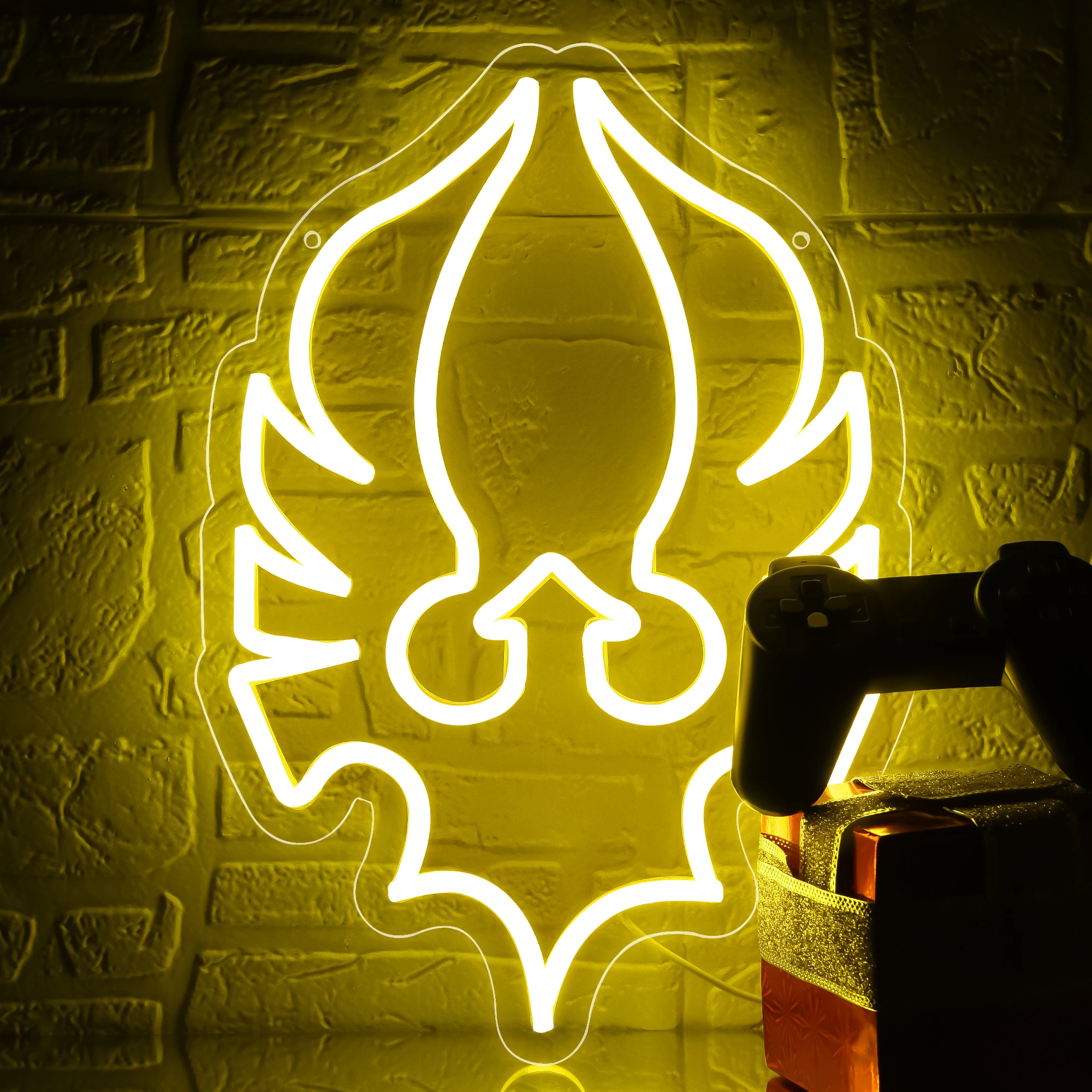 World Warcraf Neon Sign for Wall Decor World Neon Game Signs for Game Room Man Cave Bar Garage Unique Present for Christmas