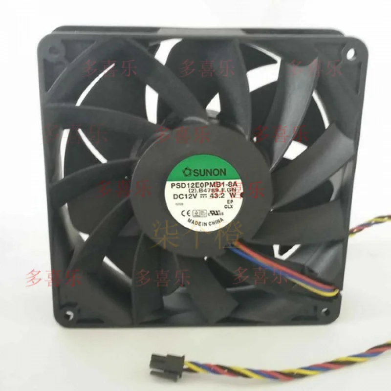 

EE for SUNON PSD12E0PMB1-8A 12V 43.20W 140mm 14038 4-wire cooling fan