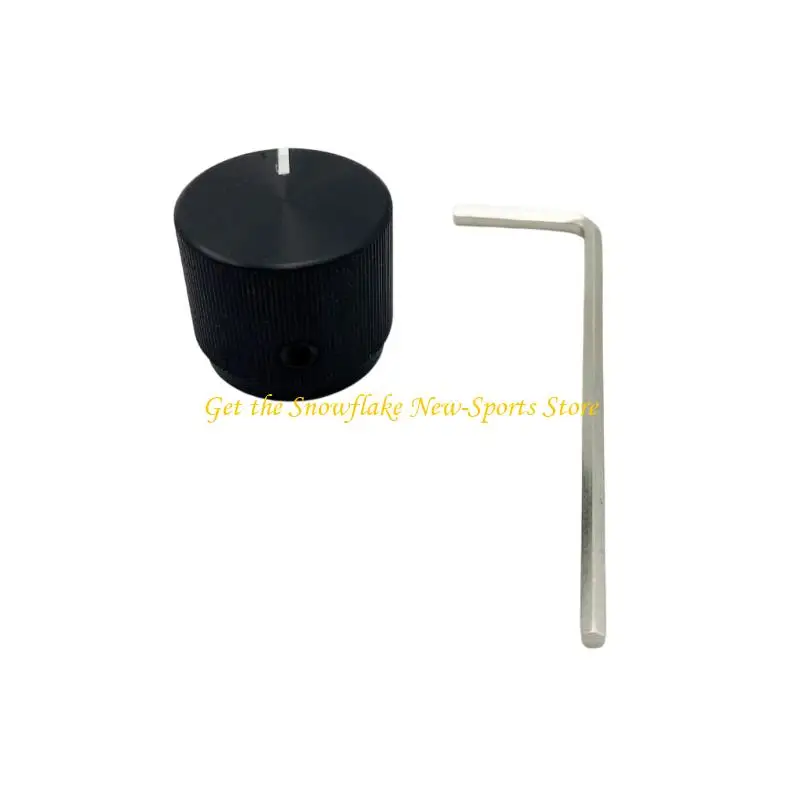 E56D Sturdy Aluminum Volumes Control Knob Adjustment Finish