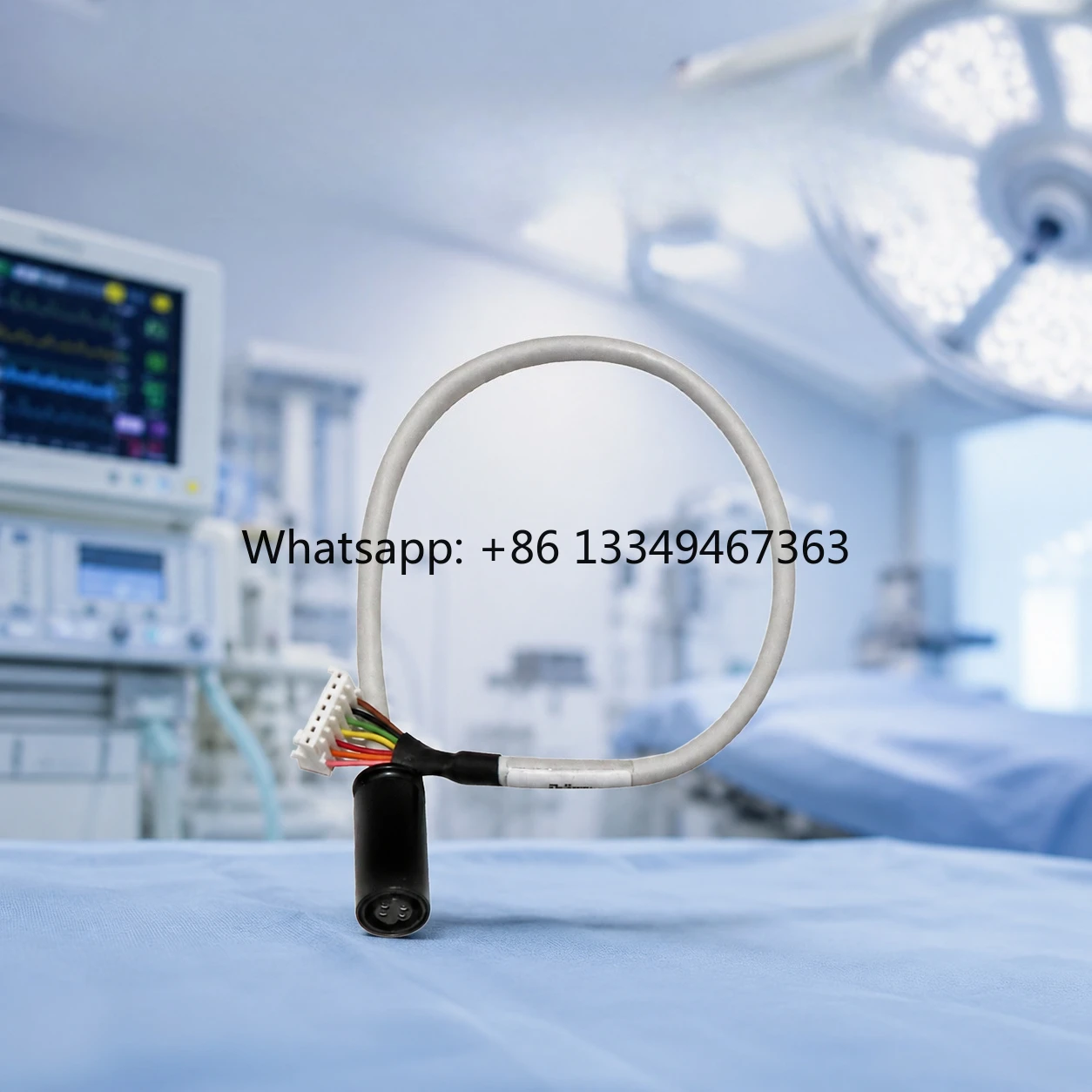 Respiratory Flow Sensor Connecting Cable Data Power Transmission  Respiratory