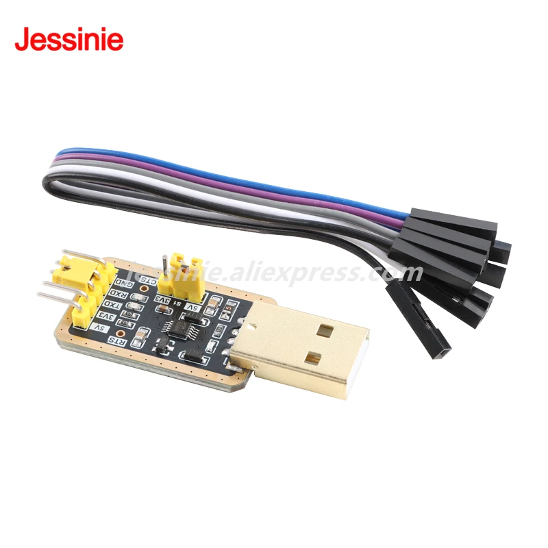 2pcs/1pc CH340E CH340 MINI Module RS232 Upgrade USB to TTL Module To Serial Port Flashing Cable STC Download