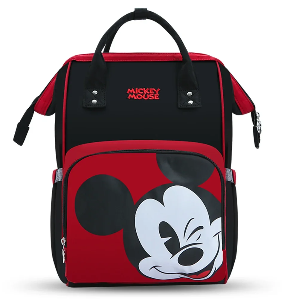 Disney Minnie USB Diaper Bag Stroller Mummy Backpack Baby Care Bags Large Maternity Nappy Bag Travel Mickey Mouse Mommy Bag