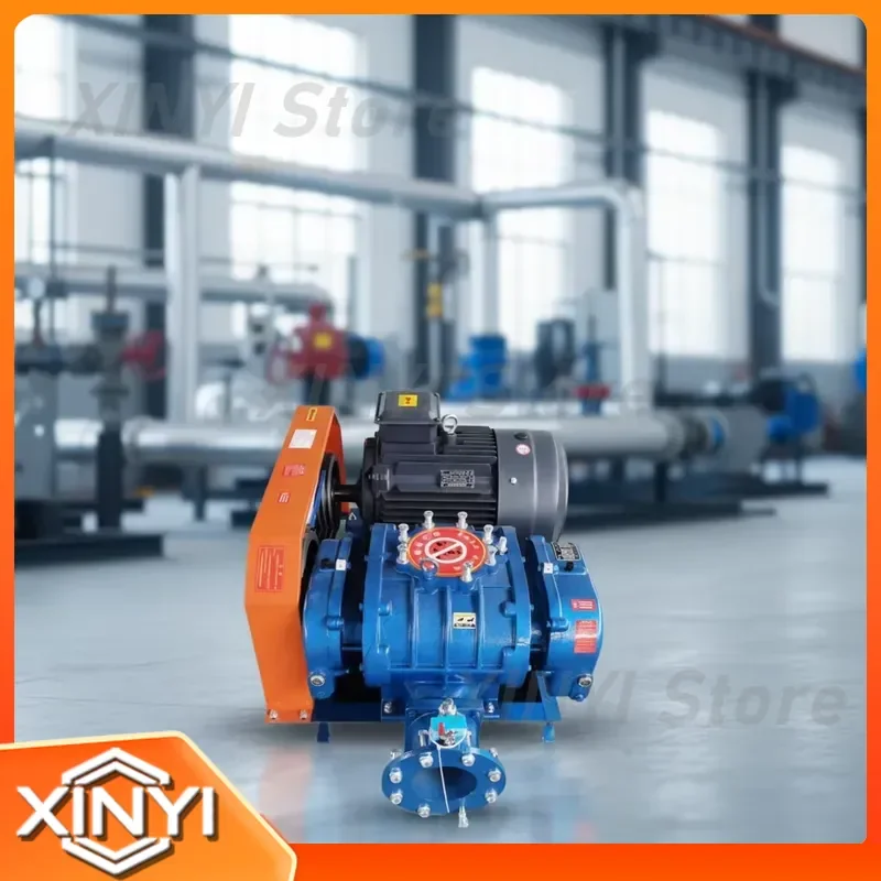 for Roots Aerator High Pressure Aquaculture Electric Oxygen Pump Pond Vacuum Cast Iron Engine Motor Bearing 1m/min-100m/min