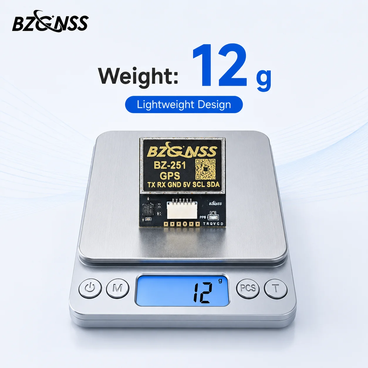 BZGNSS BZ-251 Drone GPS Module With Compass 10Hz UART I2C Ceramic Antenna For INAV Fixed Wing RC Airplane Navigation 72 Channels view 6