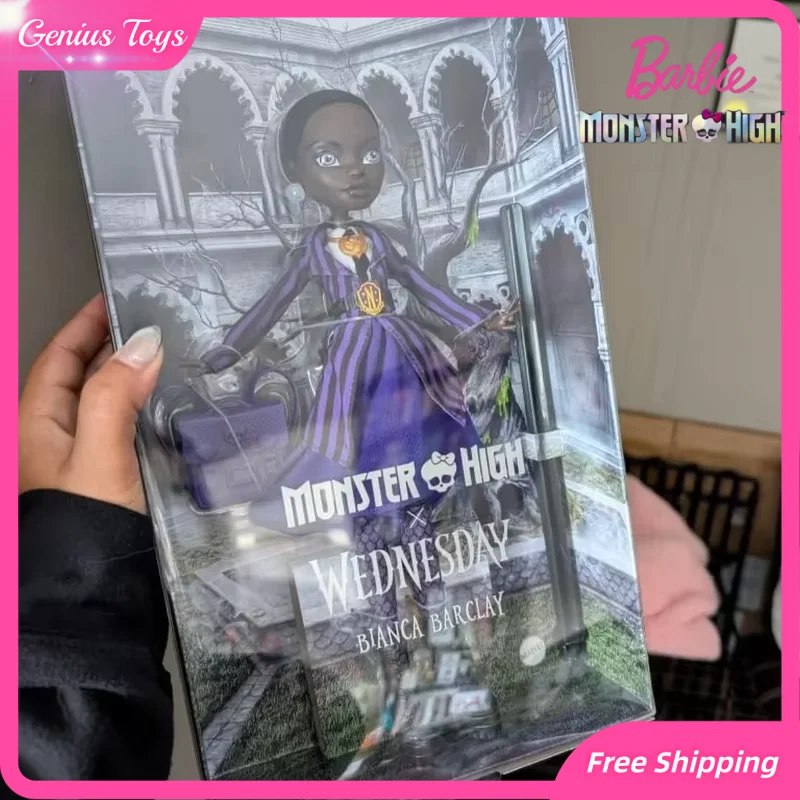 

Новая кукла Барби Monster High X Wednesday Bianca Barclay, коллекционная фигурка, элегантная женская подвижная игрушка, подарок на день рождения для девочек