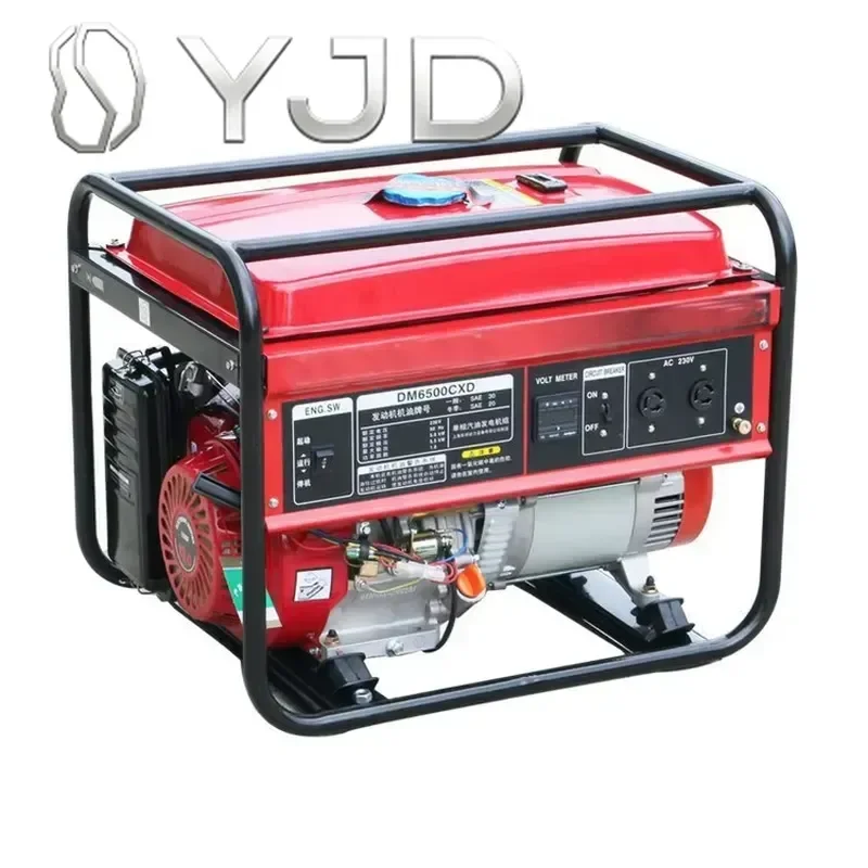 YJD 3KW 5KW 7.5kw Small Gasolin. Generator 10kw Gasolin. Welding Generator 10kva with Wheels for Home