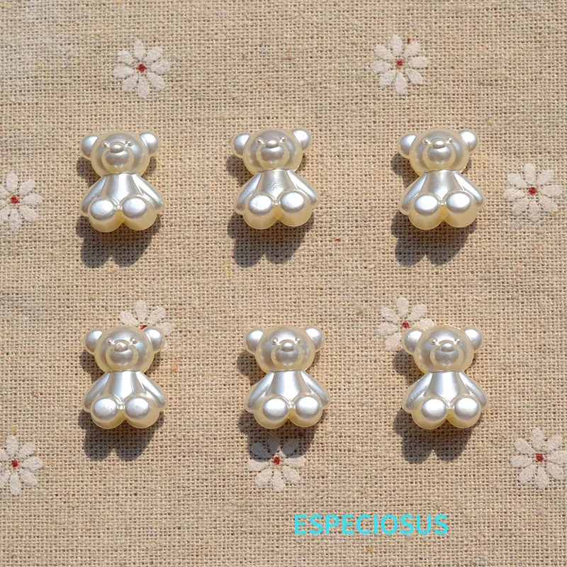 Multi Color Cute Bear Beads 19MM Lovely Acrylic Charms For Bracelet Making Departments DIY Fashion Jewelry Making Accessories