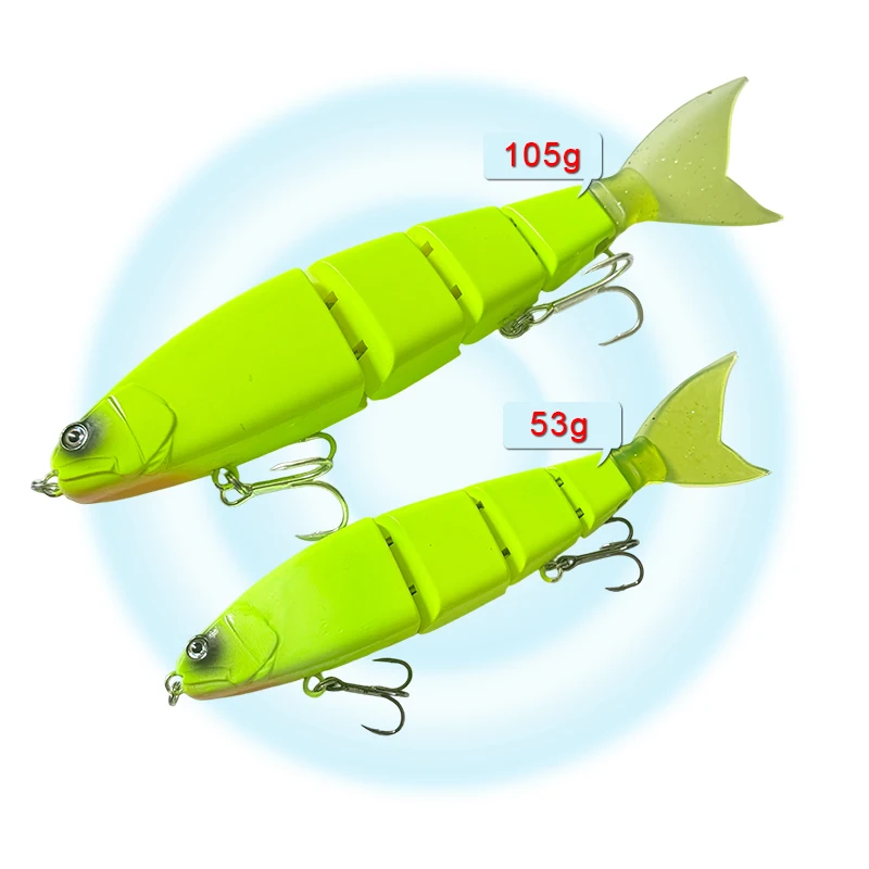 Set de Señuelos Swimbait Big Bait para Pesca, Señuelo Balam de 180/230mm, Señuelo Duro para Pesca en el Mar, Señuelos Articulados Gigantes, Leurre, Balam