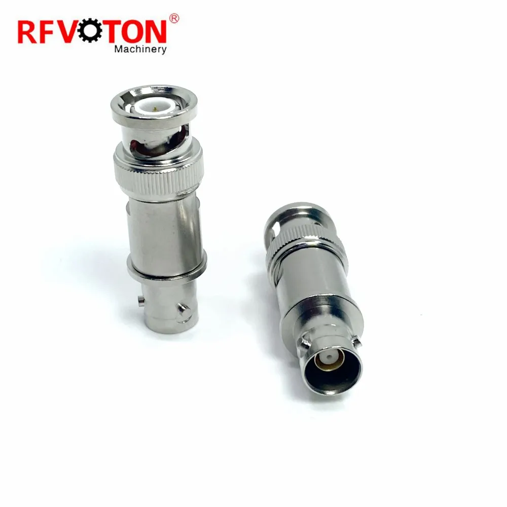 Free shipping three coaxial female to two coaxial male TRB female to BNC male three bayonet adapter 237-BNC-TRX