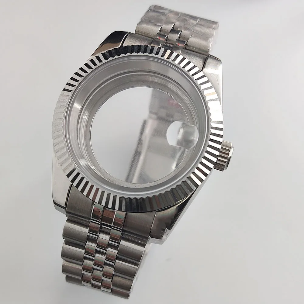 40mm-nh35-watch-case-strap-sapphire-glass-suitable-for-nh35-movement-20mm-stainless-steel-strap-watch-accessories