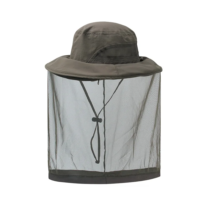 

Mosquito-proof Outdoor Hat Sun-proof And UV-proof Mountaineering Riding Fishing Basin Hat Splash-proof Hat