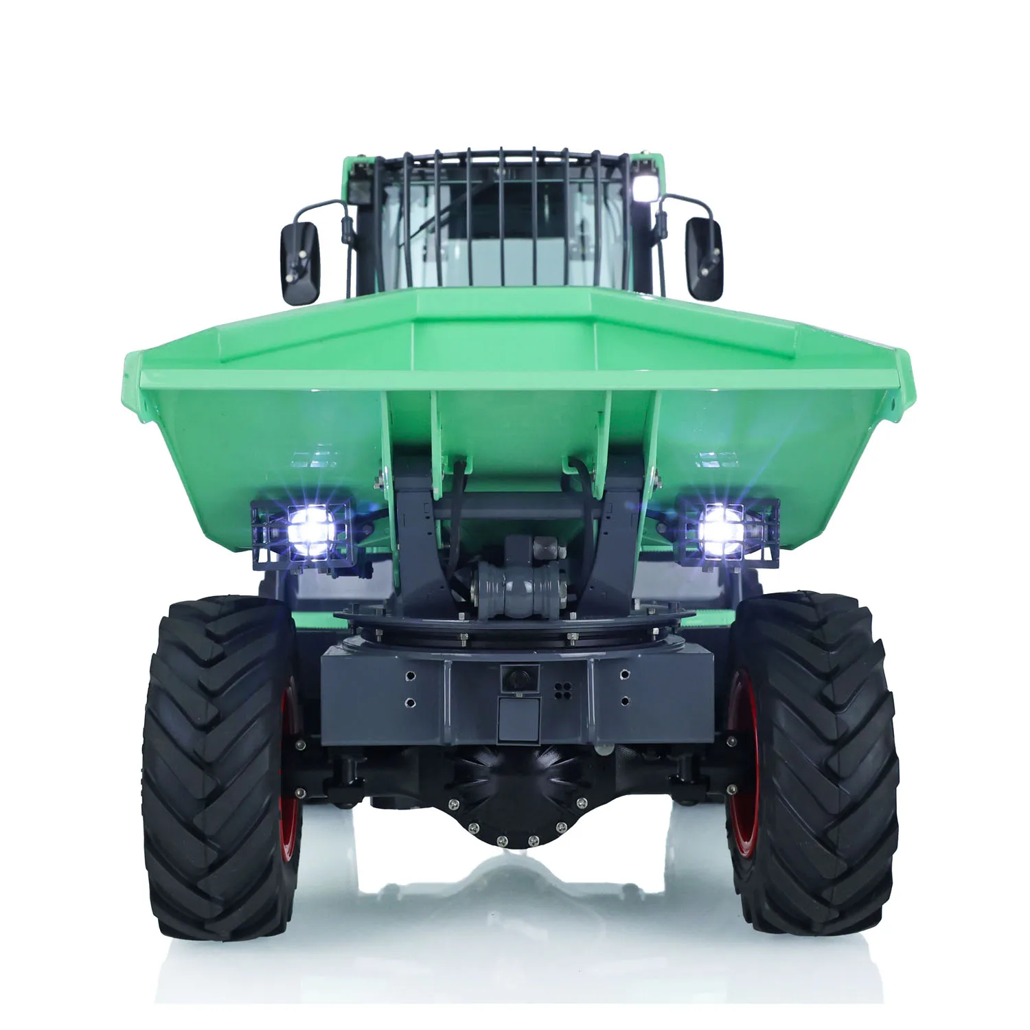 LESU 1/14 Aoue 6Mdx Metal RC Hydraulic Articulated Dumper Truck 4WD Tipper Car Outdoor RC Heavy Machine Toys TH21520