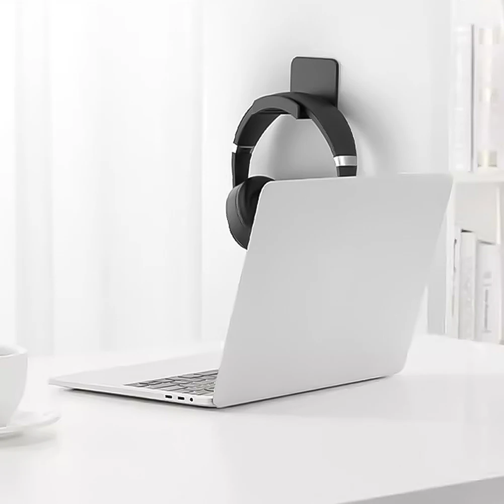 1-10PCS Headphone Stand Wall Mount Perforated-free Gaming Stand Under Table Hook Stand Support Hanging Hook Storage Rack