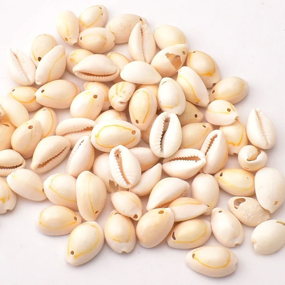 

10pcs/lot with hole shell DIY accessories for jewelry making