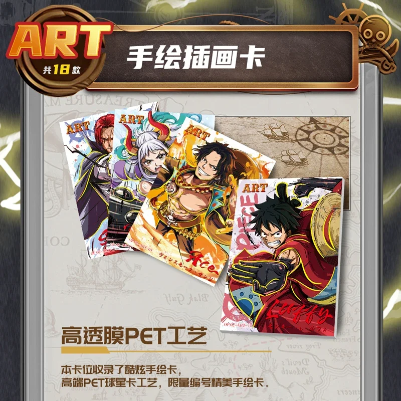 Anime One Piece Cards Booster Box Character Nami Luffy Limited Edition Trading Games Peripheral Collection Card Kids Xmas Gifts