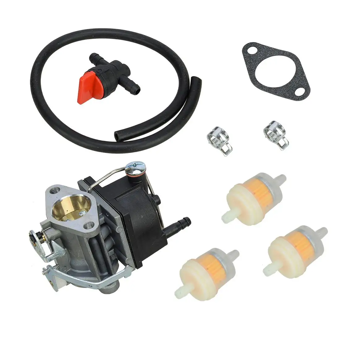 

1 Set Motorbike Carburetor Carb Filter Pipe Kit Fit for Coleman Powermate 6875 Generator with 11HP Tecumseh Engine