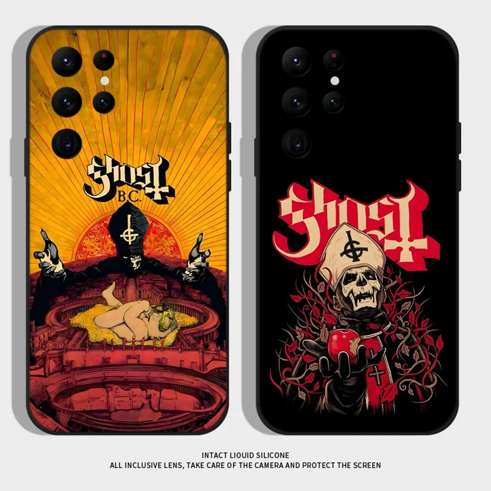 

Ghost Heavy Metal Band Phone Case For Samsung S21,S22 Ultra,S20,S30 plus,S22 plus,S23,S30 ultra 5G Silicone Cover