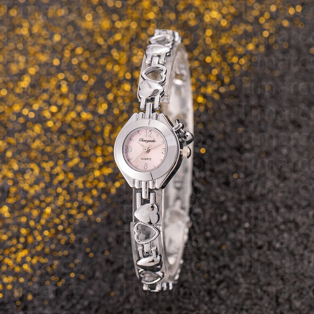 ساعات كوارتز ريترو النساء الحب القلب ساعات يد فاخرة أنيقة صغيرة الطلب السيدات ساعة اليد الإناث ساعة هدية reloj mujer